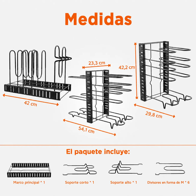 Instalación paso a paso del organizador
